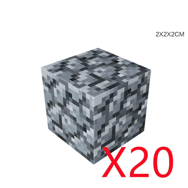 Pixel-Stil Mineral Magnet Welt Magnetische Bausteine Montage Ersatzteile Sensorisches Spielzeug für Kinder DIY Tierwürfel Grundplatte