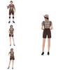 New German Oktoberfest Costume For Men And Women Adult Lederhosen Beer Festival Outfit