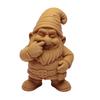3D Printed Gnome Figurine, Nose Picking Cartoon Gnome Statue, DIY Coloring Painting Dwarf Sculpture for Home Office Desk Decor