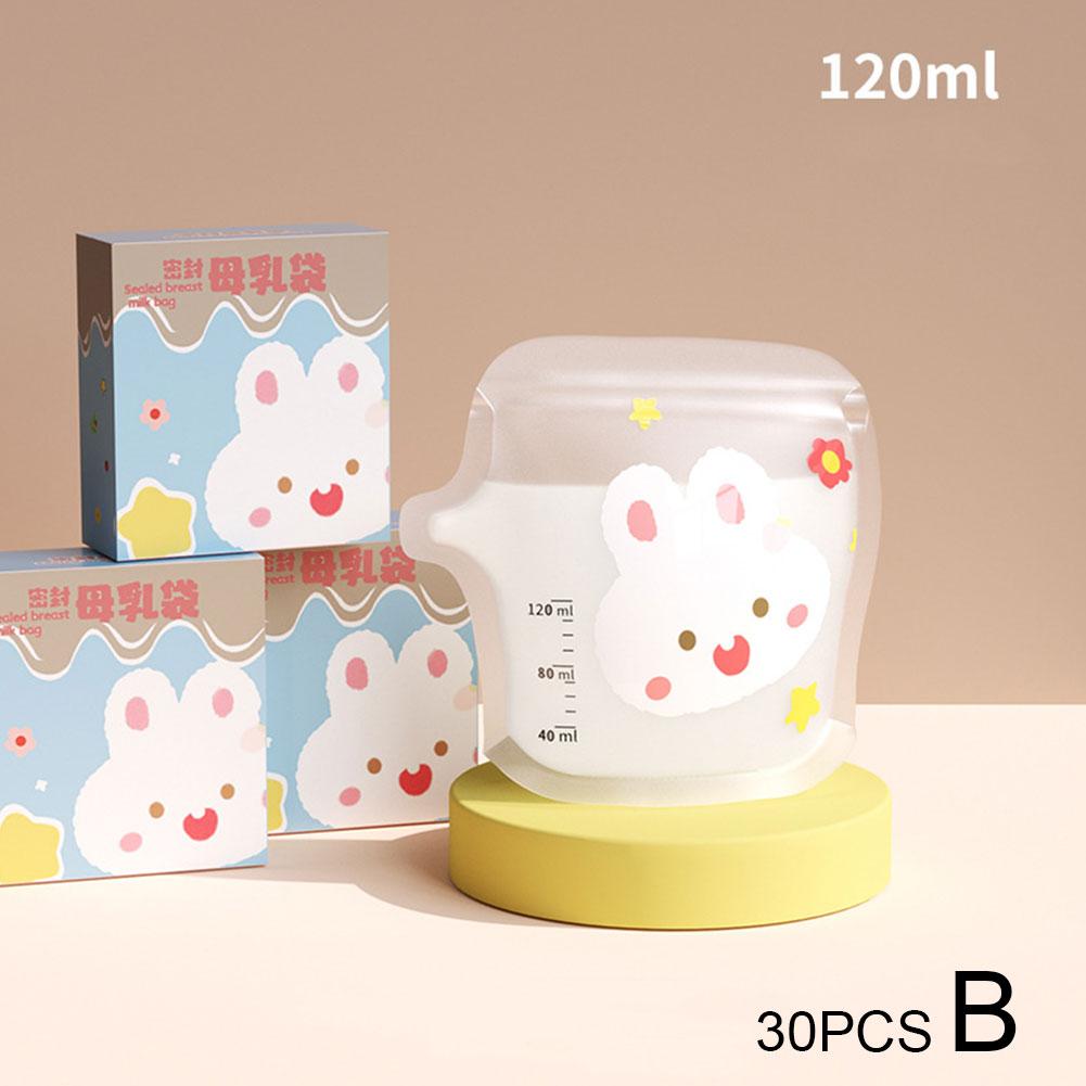 

НОВЫЙ высококачественный 30 шт 150 мл одноразовый мешок для хранения молока BPA сумки для младенцев и мам Бесплатная Orgniz Ba Y8R8 rabbit-120ml