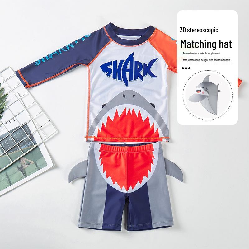 

Детский мультяшный быстросохнущий солнцезащитный купальник - Двухпредметный для мальчиков 3XL 125-135cm 50-60kg (8-9 years)