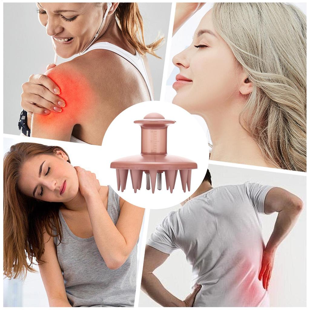Handheld Scalp Massage Brush Scalp Applicator Scalp Massage Comb Portable Scalp Applicator Liquid Guide Comb Scalp Care Tools