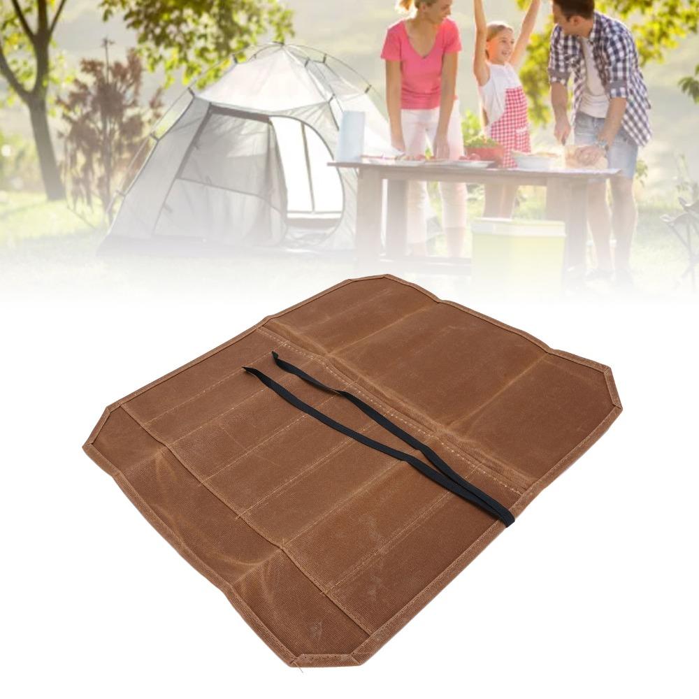 Borsa porta coltelli impermeabile in tela, borsa porta coltelli, elegante roll porta coltelli da chef, custodia da viaggio