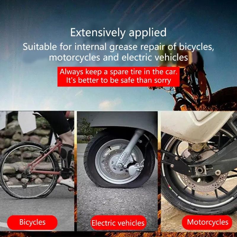 2Pcs Tire Filing Tools Professional Inner Tube Repair File Ergonomic Wooden Grip Short Round Wood File Easy to Use