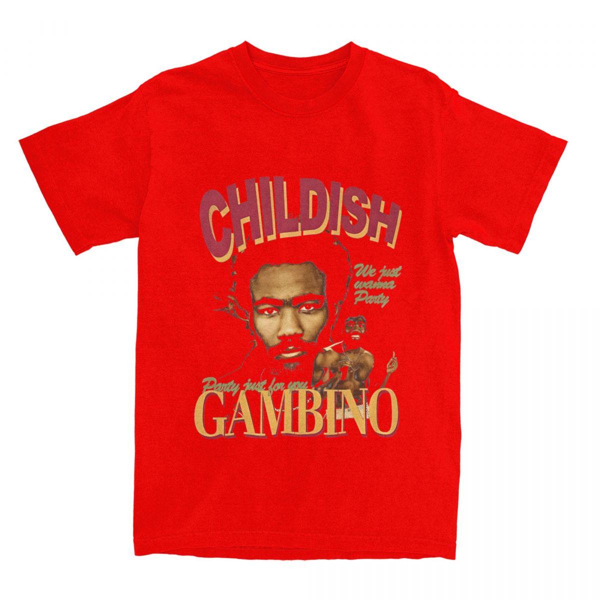 

Men Women Childish Gambino Tour 2024 T Shirt Cotton Tops Creative Short Sleeve Round Collar Tees Summer TShirts S