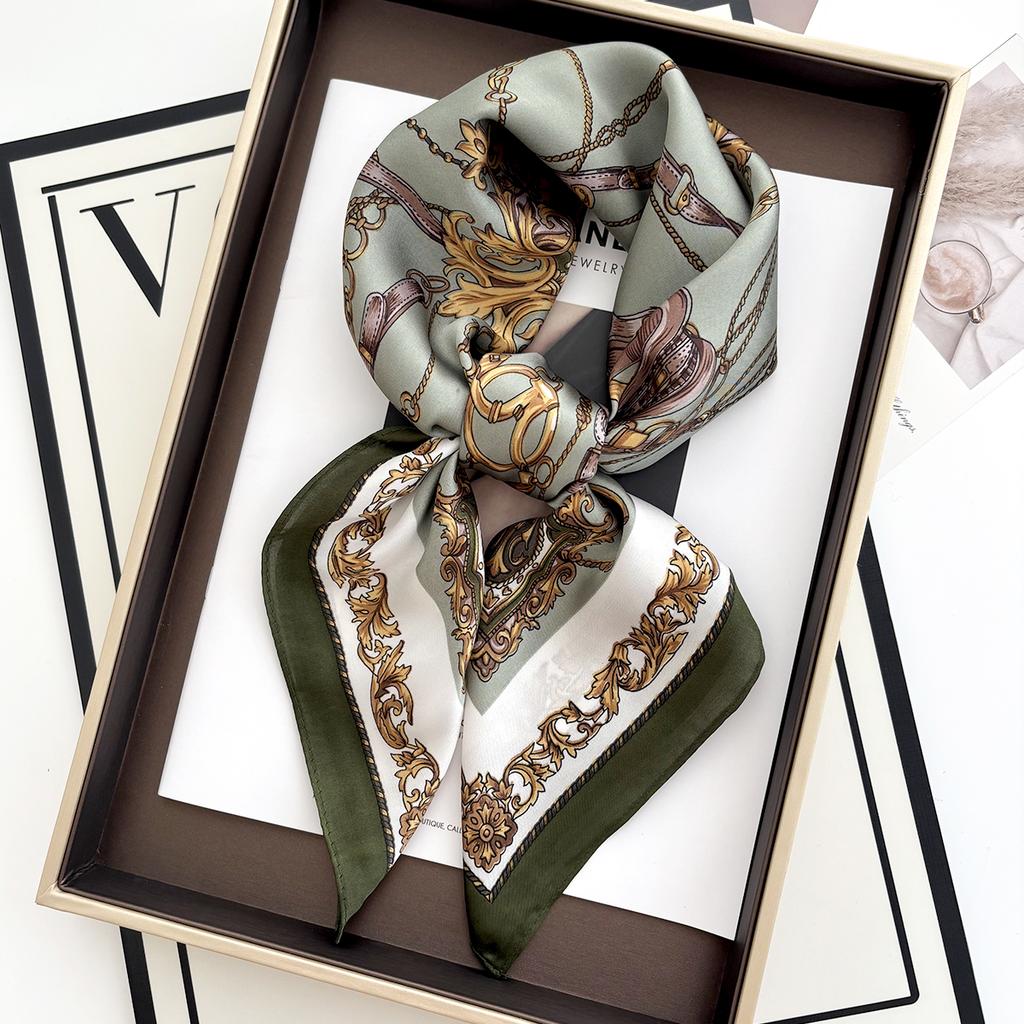 1PC Luxury Square Scarf For Women 70*70cm Beach Scarf Fashion Lady Hair Head Bandana Wraps Female Neckerchief Hijab Shawl