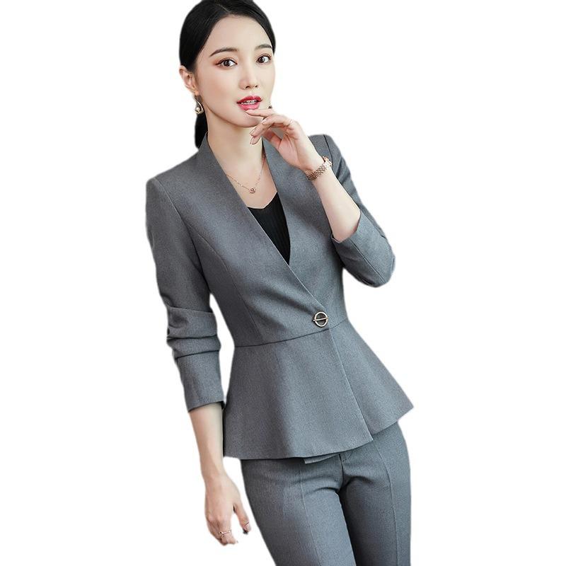 Elegant Goddess Style Professional Suit for Receptionists and Hotel Managers