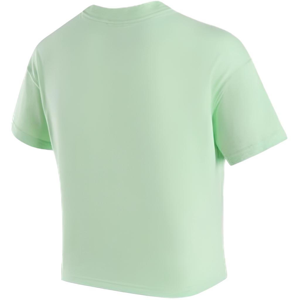 Nike Solid Color Quick-Dry Soft Outdoor Pullover Short Sleeve Drop Shoulder T-Shirt Women Tops Steam-Green FD2717-376