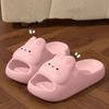Women Summer Concise Slippers Men Soft Home Slides Couples Bathroom Non-slip Sandals Adults Comfortable Outdoor Beach Shoes