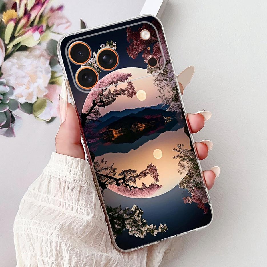 For Apple iPhone 17 Pro Max Case iPhone17 Air Fashion Painted Cover Soft Silicone Case For iPhone 17 Air iPhone17 Pro Max Fundas