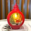 Snowman Lantern Ornament with LED Night Light for Christmas Decoration
