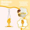 Hanging Bird Feeder Cup Platform for Attracting Various Birds To Garden and Patios Oriole Shape