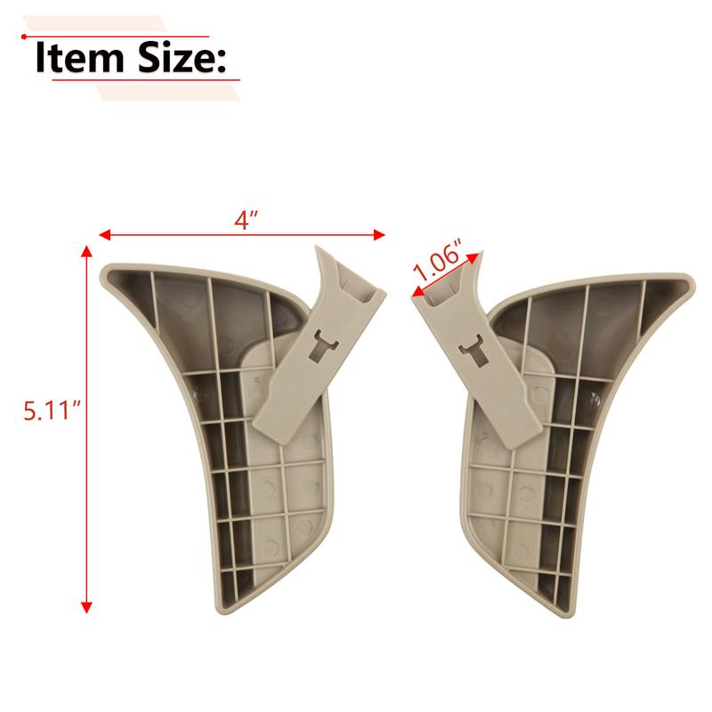 Car Seat Handle Plastic Cream Color Left Right For Hyundai h1 grand starex 2007-2018 88026-4H000 Car Accessories