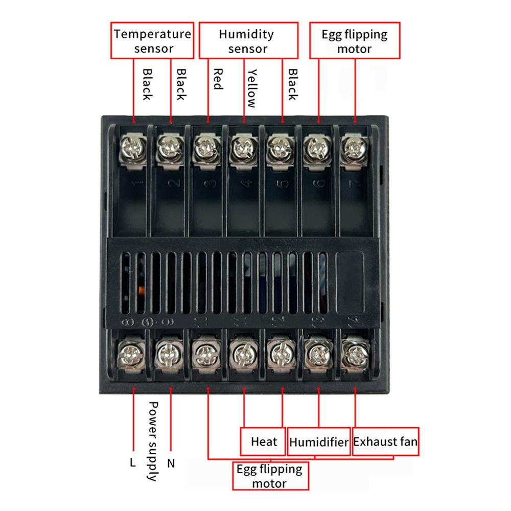 HT-12 Intelligent Incubation Controller LCD Digital Incubator Thermostat 110-220V Temperature Controller Egg Tray Accessories