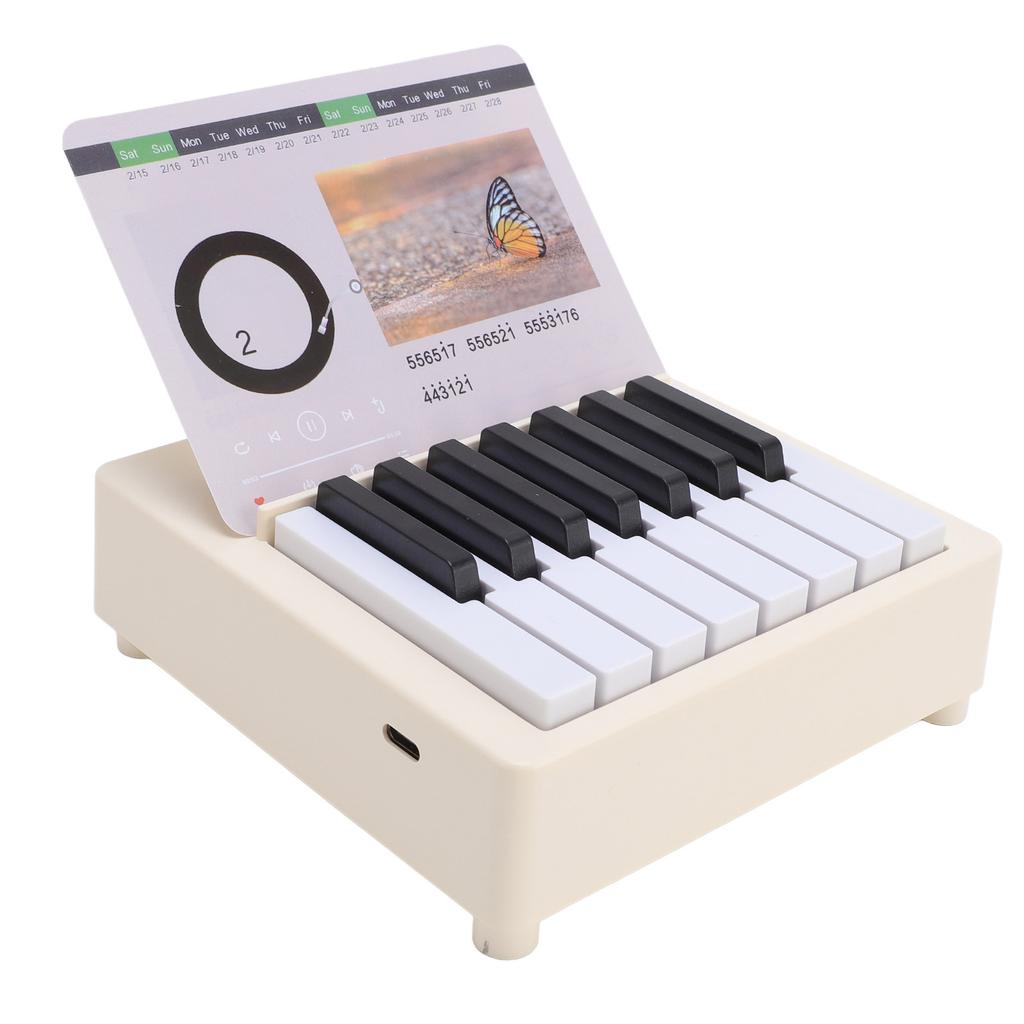 Miniature Piano Desk Calendar Innovative Playable Music Desk Desktop Ornament For   Desks