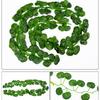 Artificial Vines Leaf Plants Wall Decoration Leaves Ornament Decorative Layout Props for Patio Hallway Wedding Party