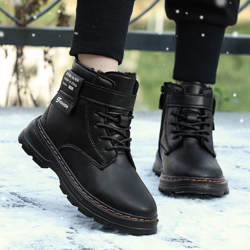 31-40 Kinderstiefel Winter Kinder Plus Samt Plus Baumwolle Schneestiefel Outdoor Hoch Warm Mädchen Winterstiefel