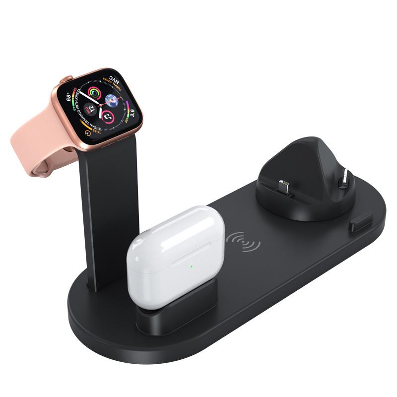 6-in-1 Wireless Charging Station for Phones and Watches