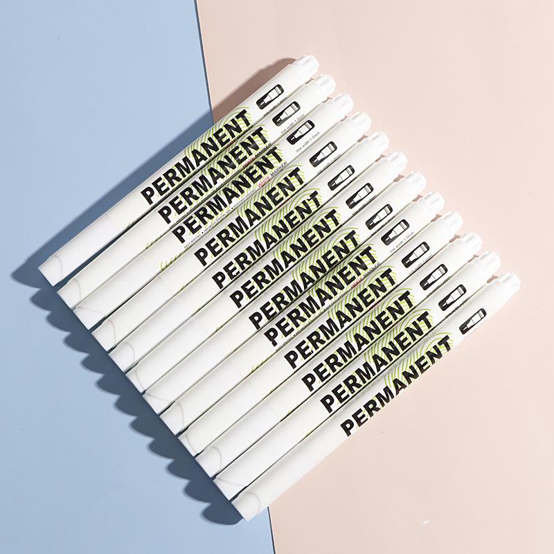 Waterproof White Art Marker, 1.0 Line Width, Water-Based Highlight & Graffiti Pen