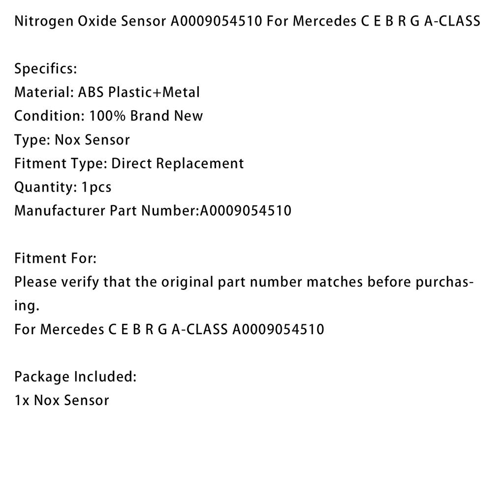 Nitrogen Oxide Sensor A0009054510 For Mercedes C E B R G A-CLASS