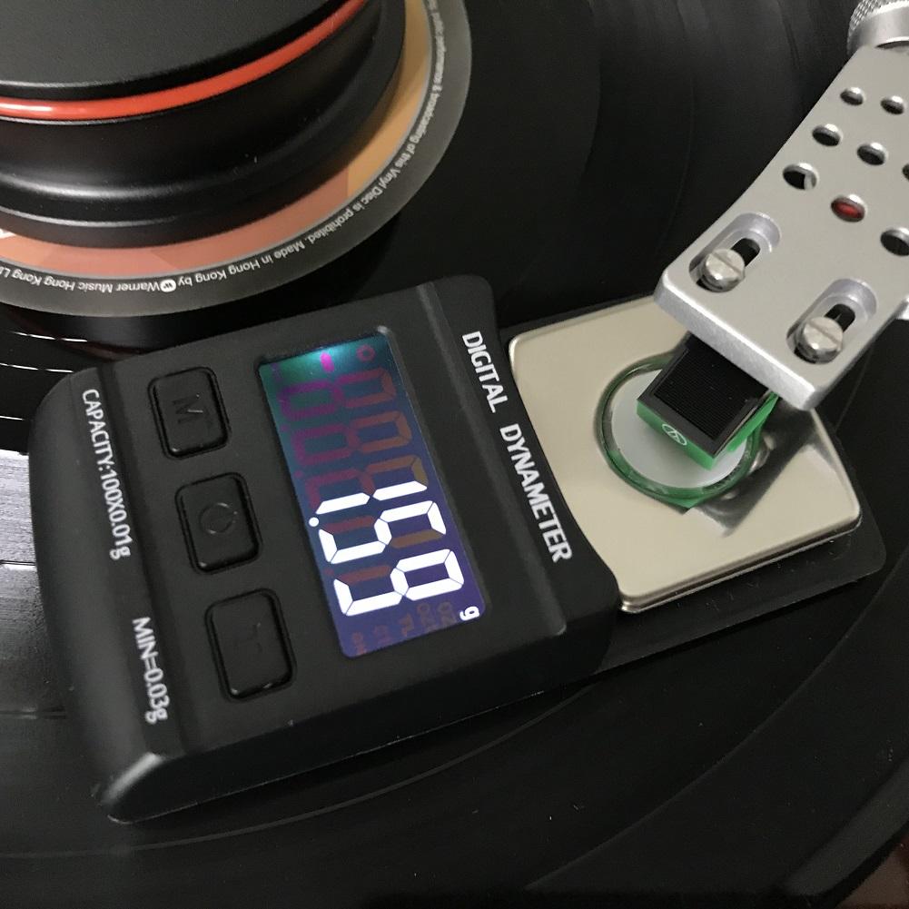 LCD Tone Arm Balance Power Records Digital Turntable Needle Measuring Gauge