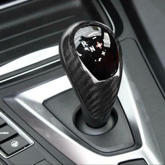 For Bmw M3 F80 M4 F82 Real Carbon Fiber Interior Gear Box Shift Knob Cove Trim