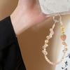Short Bling Strawberry Phone Chain Anti-lost Pearl Mobile Phone Lanyard  Christmas Gifts