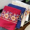 Printing Shawl Large Shawl Cotton Linen Embroidery Flower Scarf Large Ethnic Style Scarf  Student