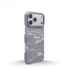 Magnetic Wave PC Case IPhone 18 Pro Max 17 16 Series Semi-Transparent Hard Shell Shockproof Anti-Fingerprint
