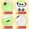 Apples Panda Night Light USB Rechargeable LED Bedside Lamp Ambient Light Christmas Festival Cute Mood Light for Bedroom Desk Decor