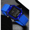 SANDA Electronic Watch Multifunctional Waterproof Sports Electronic Watch Fashion Trend Silicone Band Electronic Watch