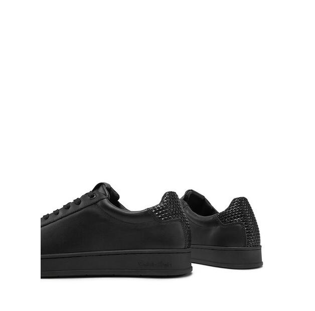 Мужские кроссовки Calvin Klein Low top lace up woven hm0hm01767 чёрные