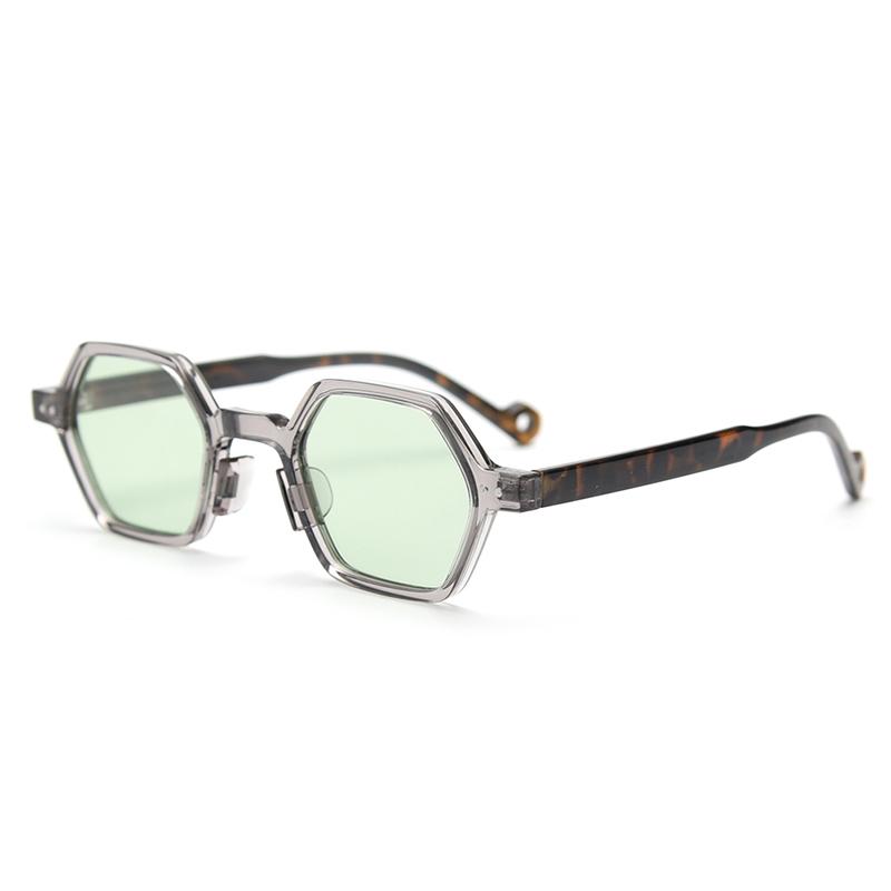 

Поляризованные солнцезащитные очки в стиле ретро Uv400 Мужские зеленые коричневые многоугольные женские солнцезащитные очки для мужчин