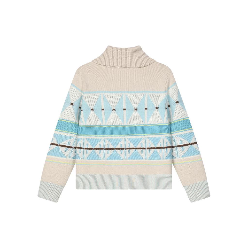 New FILA EMERALD Sweater Women's All Over Print F11W414403F-ZA