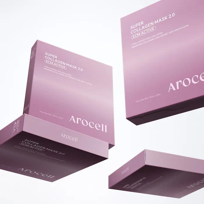 [24 Sheets] [Overwhelming Thickness 43g] Super Collagen Gel Mask 2.0 ECM ACTIVE
