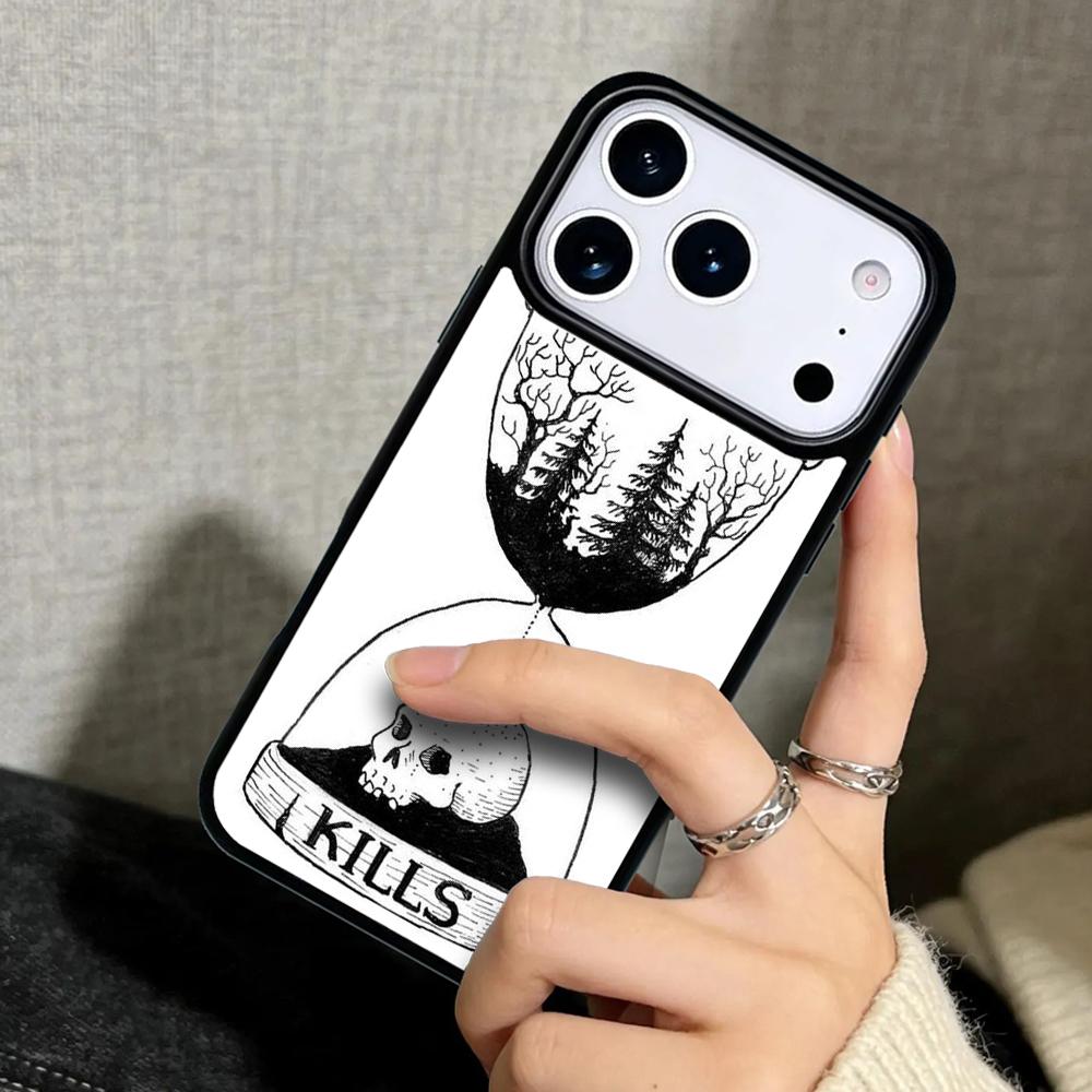Capa Case for iPhone 17 Air 16 Pro Max 15 Plus 11 13 Mini 14 12 Back Phone Cover Hourglass iPhone17