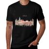 Sevilla, Sevilla Skyline, Sevilla Art T-shirt T Shirts For Man Pack Cotton Cotton T Shirts High Quality T-shirt
