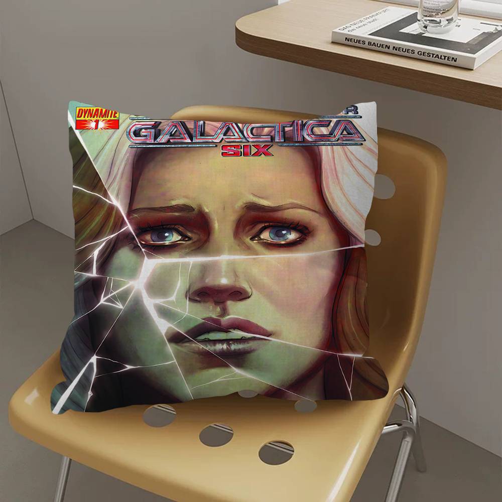 Battlestar Galactica Movie Cushion Cover Inches Farmhouse Decor Home Throw Pillow Covers for Couch Decorations