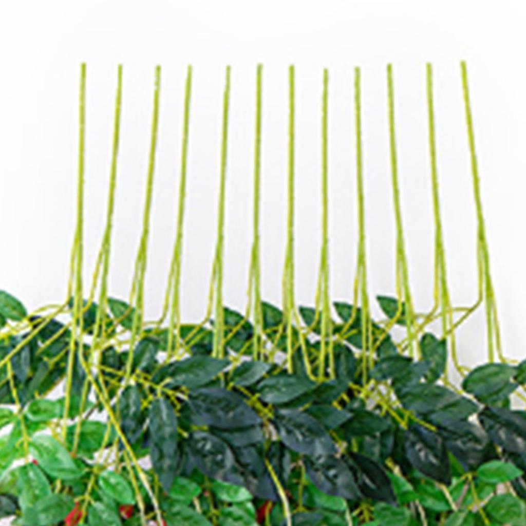 Simulated 6 Leaves Wisteria Decoration Silk Flower Artificial Faux Indoor Vine Wisteria Ornament