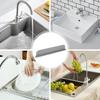 Kitchen Sink Splash Guard Silicone Sink Splash Guard Backsplash Reusable Splash Protector for Faucet Washing Dishes Kitchen Sink