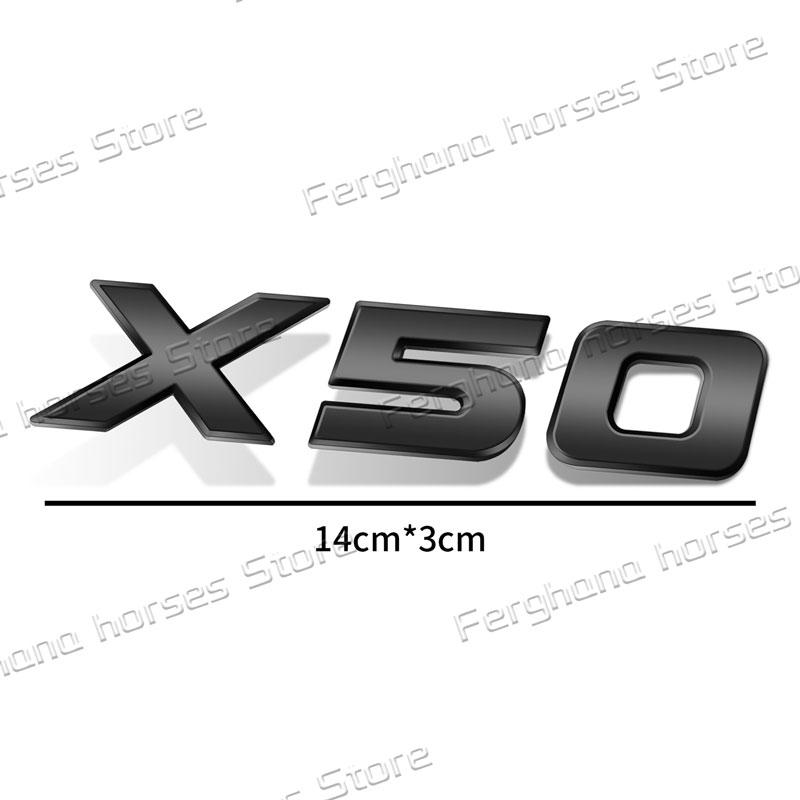 ABS Plastic 3D Letter Logo Car Body Fender Side Emblem Sticker For Proton X70 X50 Rear Trunk Badge Decals Accessories