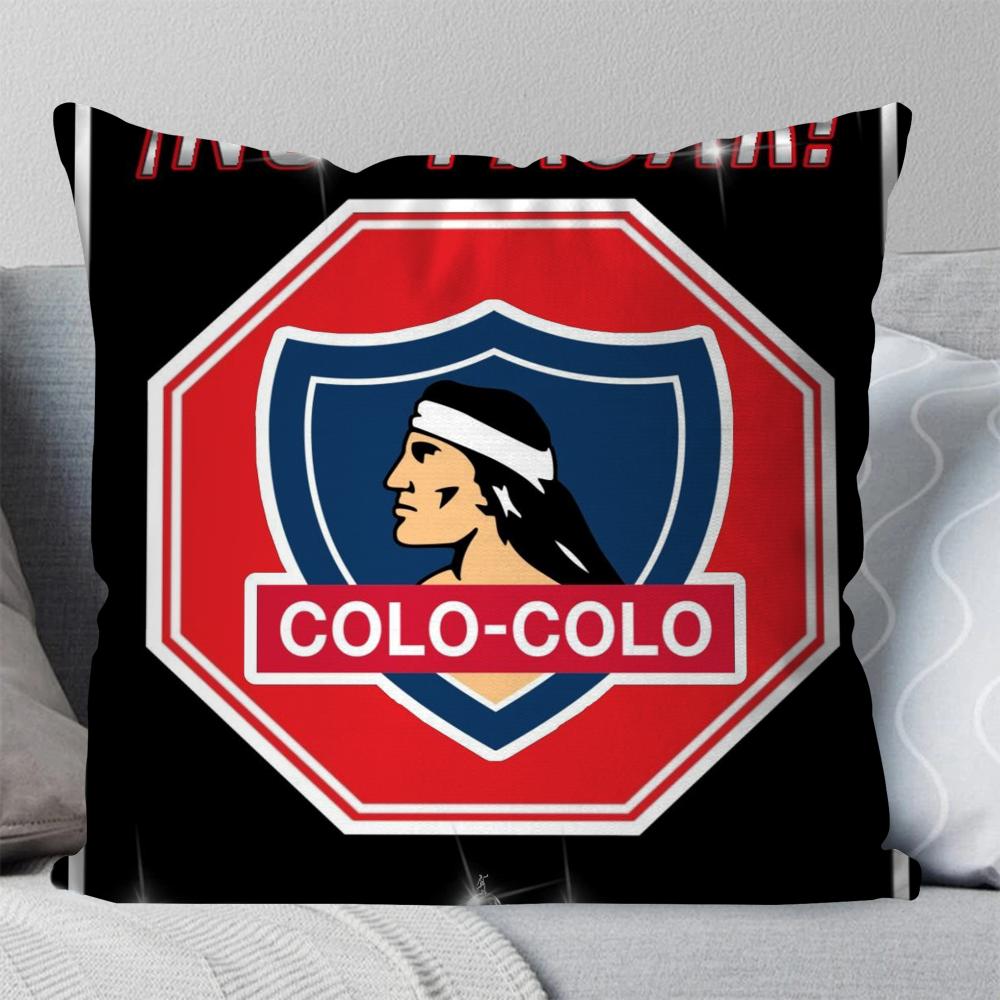 Club S-Social Y D-Deportivo Colo Pillow Case Square Pillow Bedroom Sofa Leisure Comfort CushionLiving Room Home Decoration 40X40