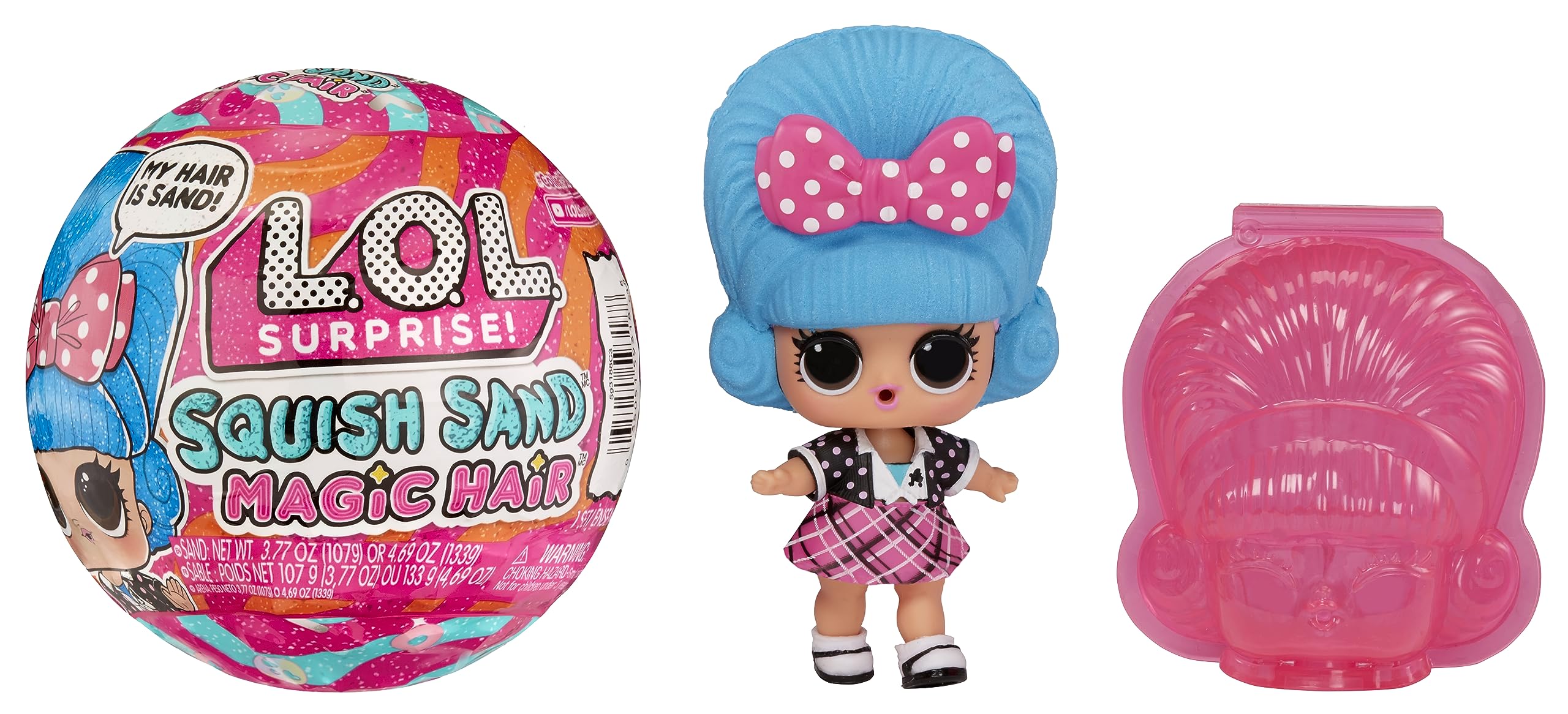 

Toys R Us эксклюзивно LOL. Сюрприз Squish Sand Magic Hair