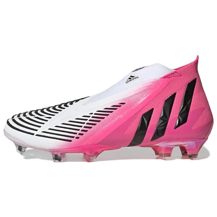 adidas Predator Edge LZ+ FG 'Solar Pink' (Unisex) Solar Pink / Core Black / Cloud White Soccer Shoes GX3904