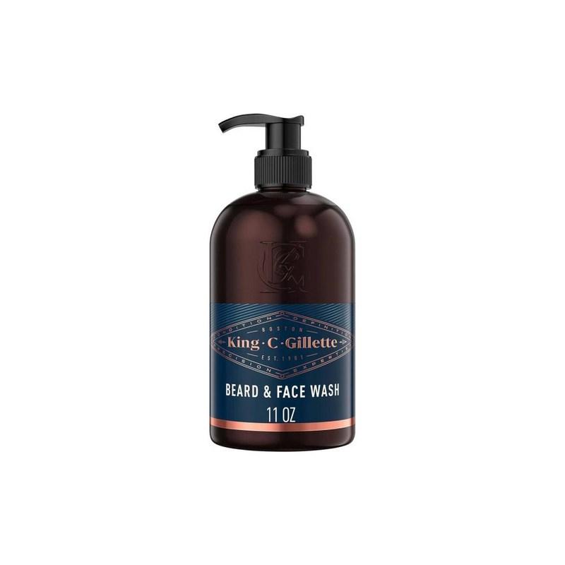 König C. Gillette Bart- und Gesichtswaschgel 11oz, 1 Stück, 325ml