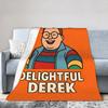 Восхитительные пледы Derek Фланелевые легкие пледы для кровати спальни одеяло