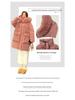 2026 Korean Style Oversized Winter Down Jacket for Plus Size Girls: Slimming Design with Fur Collar, Mid-Length, Fits up to 200 Jin.