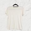 Afends Hemp Basics T Shirt Off White Minimal Streetwear Tee Clean Aesthetic - S