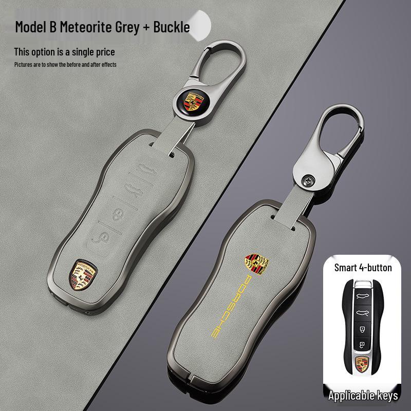 Funda de Carcasa para Llave Porsche para Cayenne, Panamera, Macan, 911, 718, Taycan
