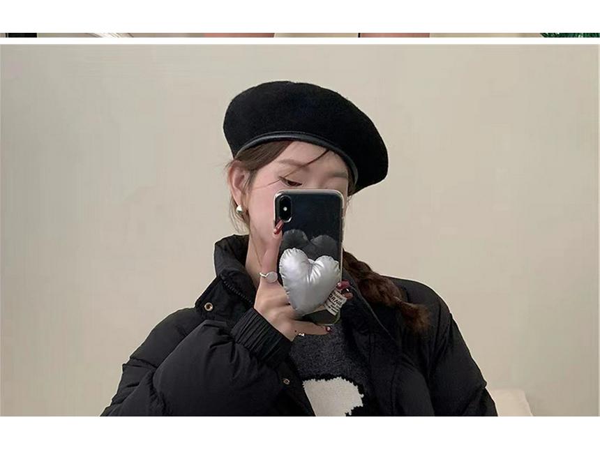 Korean Style Deep Gray A-Line Knit Skirt: Slimming Tummy Support, Petite Pleated Design for Autumn and Winter.